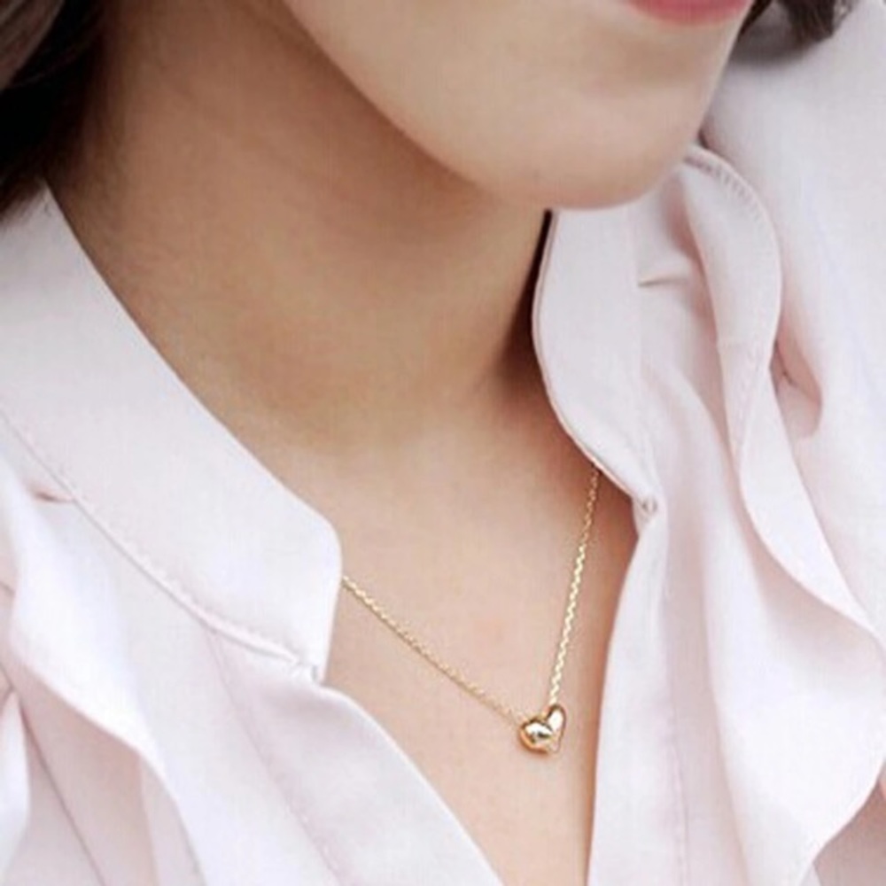 NEW!💙💎💛GOLDEN BUBBLE HEART💛💎💙PRETTY & DAINTY - Picture 2 of 8